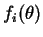 $f_i(\theta)$
