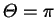 $\displaystyle {\mit\Theta}=\pi$