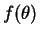 $f(\theta)$