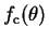 $\displaystyle f_\crm(\theta)$