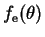 $\displaystyle f_\er(\theta)$